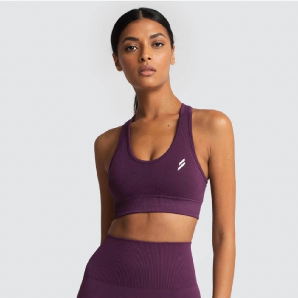Do You Even Hyperflex Seamless Sports Bra Plum Purple